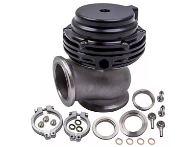 38mm V-Band External Wastegate; Black (Universal; Some Adaptation May Be Required)