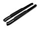 Pro Traxx 4-Inch Oval Side Step Bars; Black (20-24 Sierra 2500 HD Regular Cab)