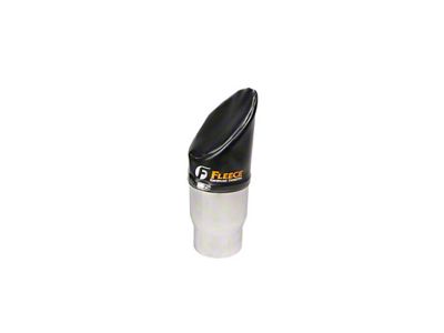 4-Inch Short Exhaust Stack Cover; Miter Cut (Universal; Some Adaptation May Be Required)