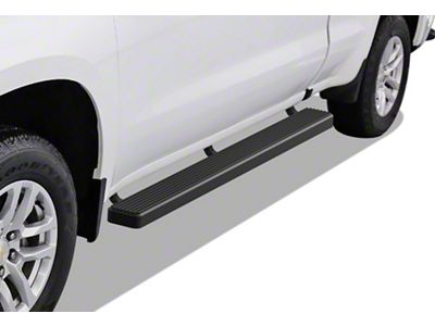 5-Inch iStep Running Boards; Black (20-23 Sierra 2500 HD Double Cab)