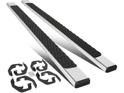 5-Inch Running Boards; Stainless Steel (07-19 6.0L Sierra 2500 HD Crew Cab)