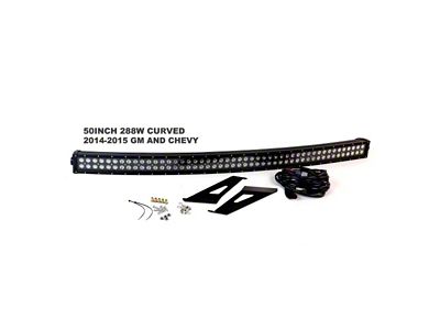 50-Inch Complete LED Light Bar with Roof Mounting Brackets (15-19 Sierra 2500 HD)