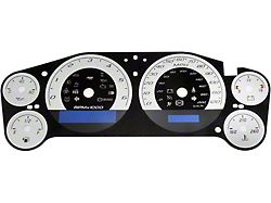 Instrument Cluster Upgrade Kit with Transmission Temperature; White (07-11 Sierra 2500 HD)