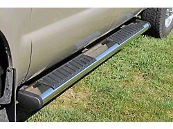 6-Inch Oval Tube Step Side Step Bars without Mounting Brackets; Stainless Steel (07-23 Sierra 2500 HD Crew Cab)