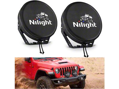 7-Inch Round Pod Light Cover; Type B