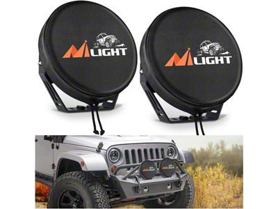 9-Inch Round Pod Light Cover; Type A