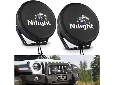 9-Inch Round Pod Light Cover; Type B