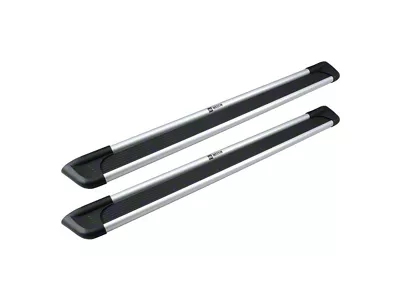 93-Inch Sure-Grip Running Boards; Brite Aluminum (01-06 Sierra 2500 HD Crew Cab)