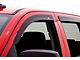 Aeroskin Hood Protector and Low Profile Ventvisor Window Deflectors Combo Kit; Matte Black (15-19 Sierra 2500 HD w/ Induction System Hood)