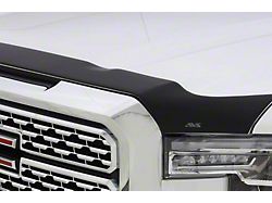 Aeroskin Hood Protector; Matte Black (20-23 Sierra 2500 HD)