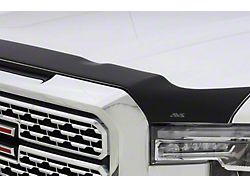 Aeroskin Hood Protector; Matte Black (20-24 Sierra 2500 HD)