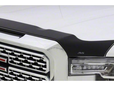 Aeroskin Hood Protector; Matte Black (20-23 Sierra 2300 HD)