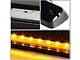 Amber LED Roof Cab Lights; Black (07-13 Sierra 2500 HD)