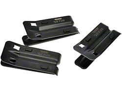 Anti Rattle Seat Bracket Kit; Rear (07-14 Sierra 2500 HD Crew Cab)