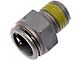 Automatic Transmission Oil Cooler Line Connector; 3/8 Tube x 1/4-18-Inch Thread (07-08 Sierra 2500 HD)