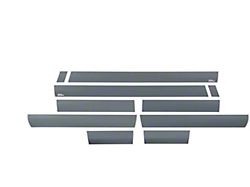 Putco Black Platinum Rocker Panels (15-19 Sierra 2500 HD Double Cab w/ 6.50-Foot Standard Box)