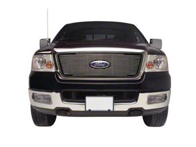 Putco Boss Shadow Billet Upper Overlay Grilles; Polished (07-10 Sierra 2500 HD)