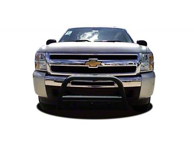 Bull Bar with Skid Plate; Black (11-19 Sierra 2500 HD)