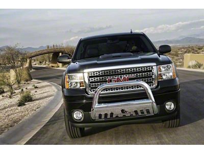 Bull Bar; Stainless Steel (11-19 Sierra 2500 HD)