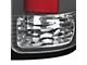 C-Bar LED Tail Lights; Matte Black Housing; Clear Lens (07-14 Sierra 2500 HD)