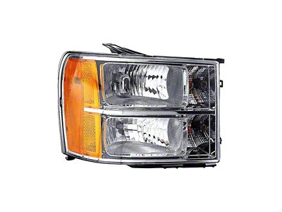 CAPA Replacement Headlight; Passenger Side (07-14 Sierra 2500 HD)