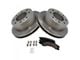 Ceramic 8-Lug Brake Rotor and Pad Kit; Rear (11-19 Sierra 2500 HD)
