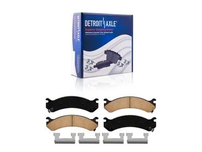 Ceramic Brake Pads; Front Pair (07-10 Sierra 2500 HD)