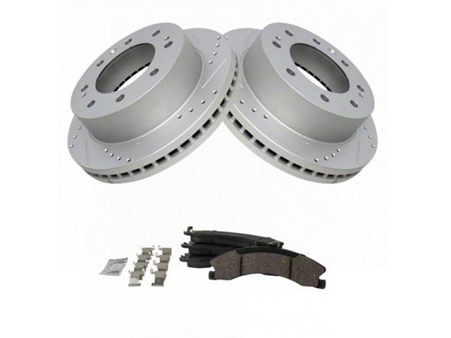Ceramic Performance Brake Rotor and Pad Kit; Front (11-19 Sierra 2500 HD)