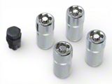 Chrome Duplex Acorn Wheel Lug Nut Locks; M14x1.50; Set of 4 (07-26 Sierra 2500 HD)