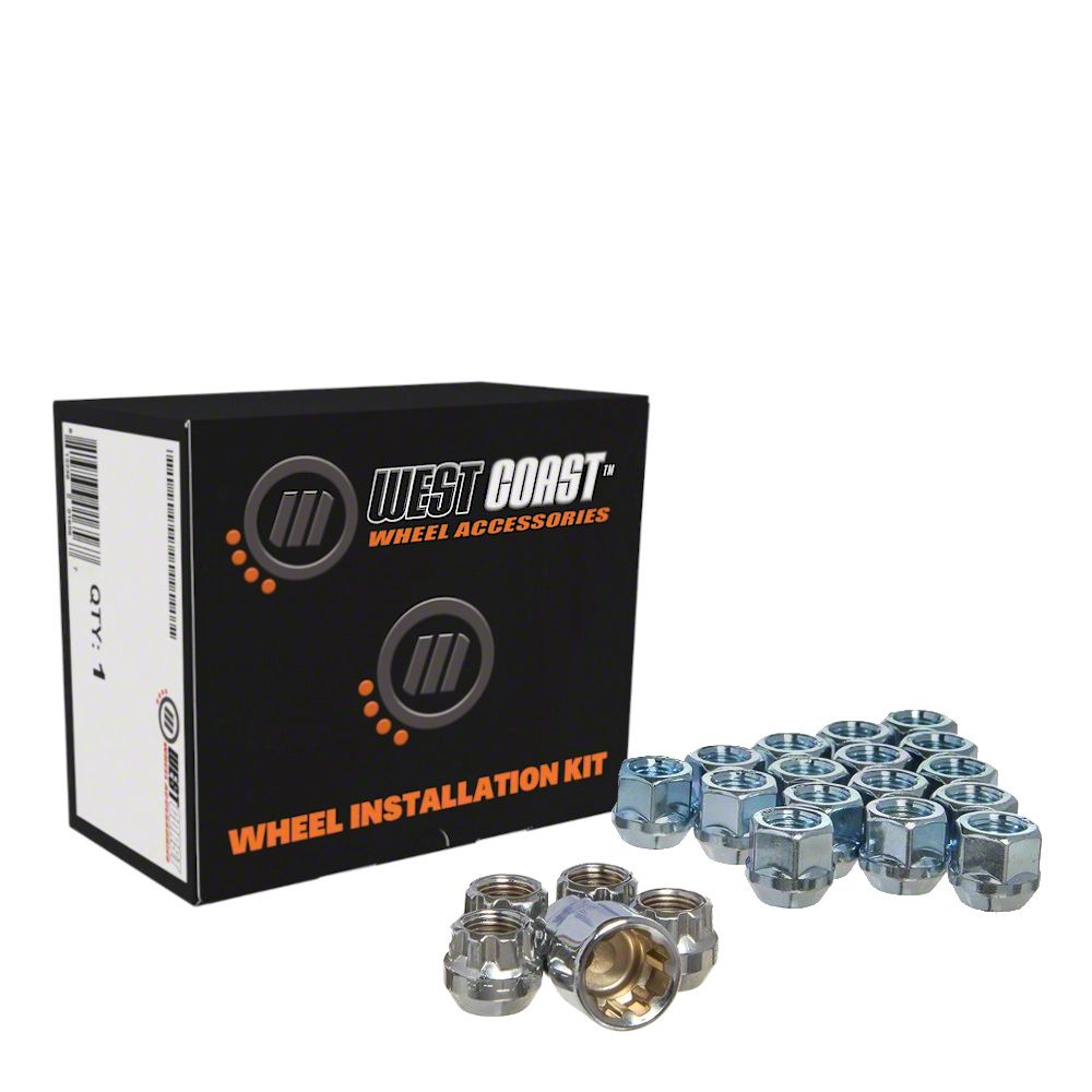 25 Chrome 14x1.5 OEM Acorn Lug Nuts Large Seat Factory Wheel Rim Lugs 1.5" Tall
