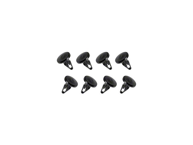 Cowl Fastener Clip Kit; 8-Pieces (20-24 Sierra 2500 HD)