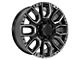 CV97B Black Milled 8-Lug Wheel; 20x8.5; 47mm Offset (20-24 Sierra 2500 HD)