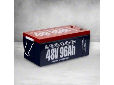 Deep Cycle Single Battery; 48v 96Ah (Universal; Some Adaptation May Be Required)