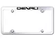 Denali Laser Etched Wide Body Truck License Plate Frame; Mirrored (Universal; Some Adaptation May Be Required)