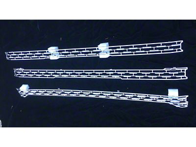 Denali Style Mesh Upper Grille Insert; Chrome (20-23 Sierra 2500 HD SLT)