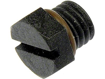 Diesel Fuel Filter Bleeder Screw; Nylon (07-16 6.6L Duramax Sierra 2500 HD)