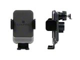 Direct Fit Phone Mount with Charging Auto Closing Cradle Head; Black (20-26 Sierra 2500 HD)