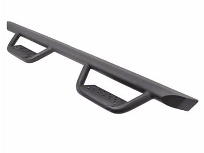 Go Rhino Dominator Xtreme D2 Side Step Bars; Textured Black (07-10 Sierra 2500 HD Extended Cab; 11-19 6.0L Sierra 2500 HD Extended/Double Cab)
