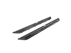 Go Rhino Dominator Xtreme DT Side Step Bars; Textured Black (20-26 Sierra 2500 HD Double Cab)