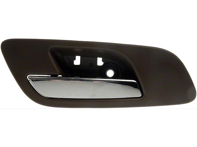 Interior Door Handle; Front Left; Chasmere; Chrome; Plastic; Without Heated Seats and Memory (07-14 Sierra 2500 HD)