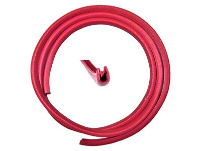 Door Jamb Windlace Trim; Red (07-19 Sierra 2500 HD)