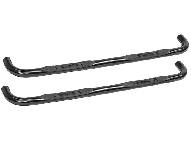 E-Series 3-Inch Nerf Side Step Bars; Black (15-19 Sierra 2500 HD Crew Cab)