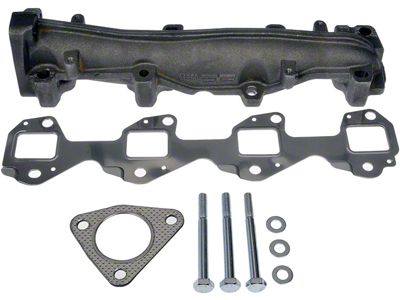 Exhaust Manifold Kit; Driver Side (07-16 6.6L Duramax Sierra 2500 HD)