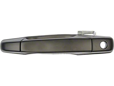 Exterior Door Handle; Front Left; Paint to Match; Plastic; Without Chrome Lever (07-14 Sierra 2500 HD)