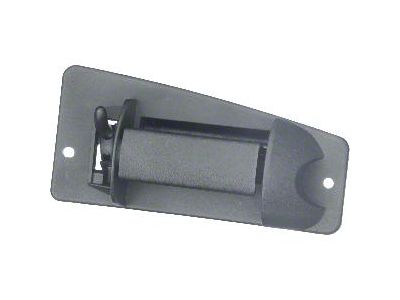 Exterior Door Handle; Rear Passenger Side; Textured Black (01-06 Sierra 2500 HD Extended Cab)