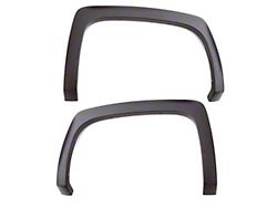 Elite Series Sport Style Fender Flares; Rear; Smooth Black (07-14 Sierra 2500 HD SRW)