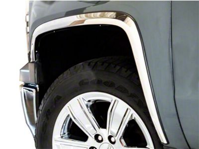 Fender Trim; Stainless Steel (15-19 Sierra 2500 HD)