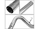 Filter-Back Single Exhaust System with Polished Tip; Side Exit (07-10 6.6L Duramax Sierra 2500 HD)