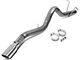 Filter-Back Single Exhaust System with Polished Tip; Side Exit (11-19 6.6L Duramax Sierra 2500 HD)