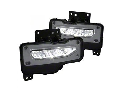 Fog Light; LED Front Bumper Lamps; Smoked (17-19 Sierra 2500 HD)